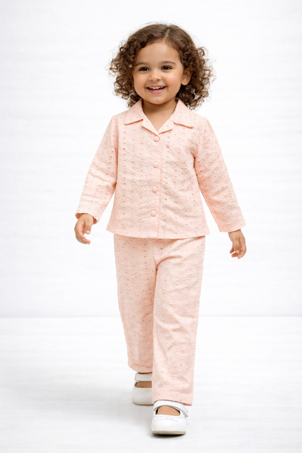 Mini Me Kidz Premium Eyelet Co-Ord Set-zoom-3
