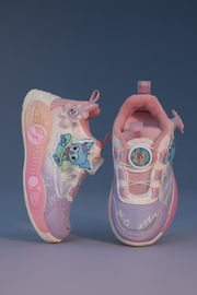 ✨ Pastel Princess Light-Up Sneakers – Lavender &amp; Pink Magic ✨