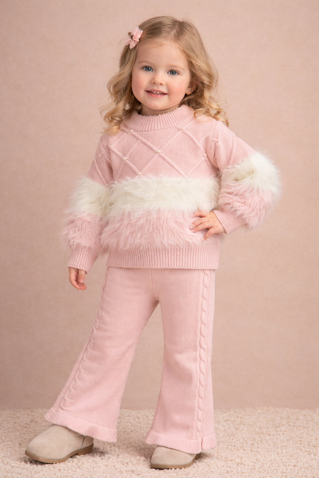 Elegant Kids Winter Knit Set
