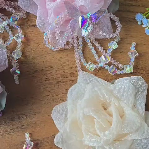 🌸 Mini Me Kidz – Elegant Rose Hair Clip 🌸