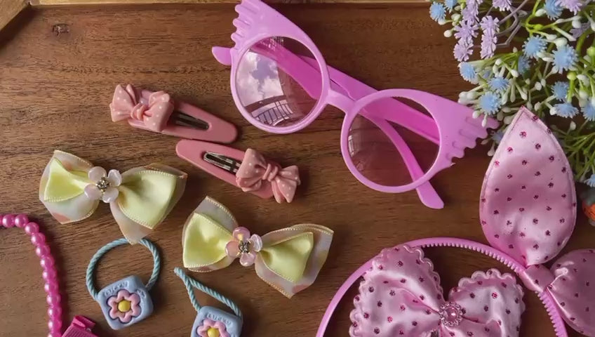 🌸 Mini Me Kidz – Pretty in Pink Accessories Set 🌸