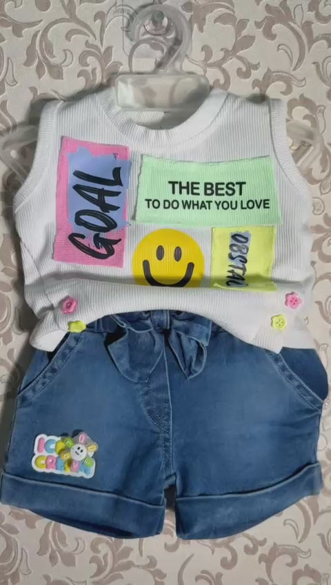 Load video: Too cute to resist – a playful summer outfit made for happy little steps and big smiles