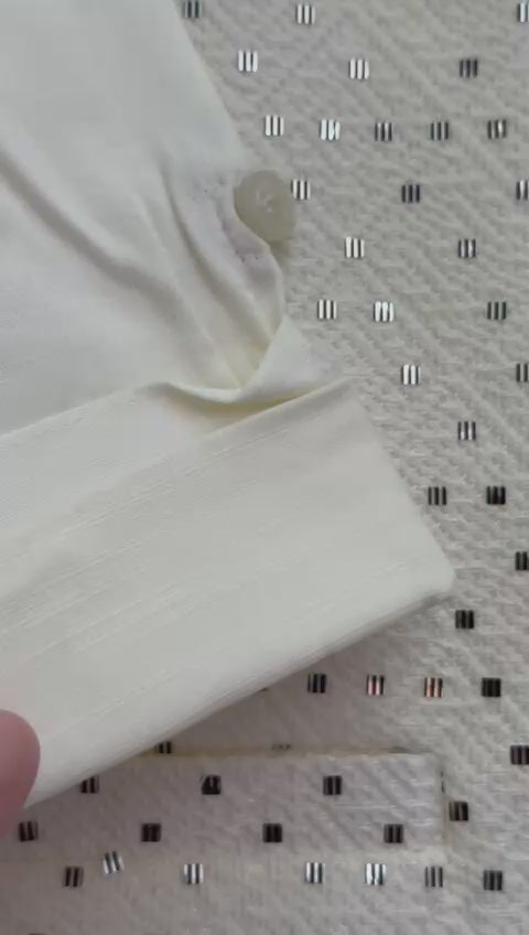 Load video: Premium Off-White Boys Dhoti Kurta Set with Sequins Jacket [4 pcs set]