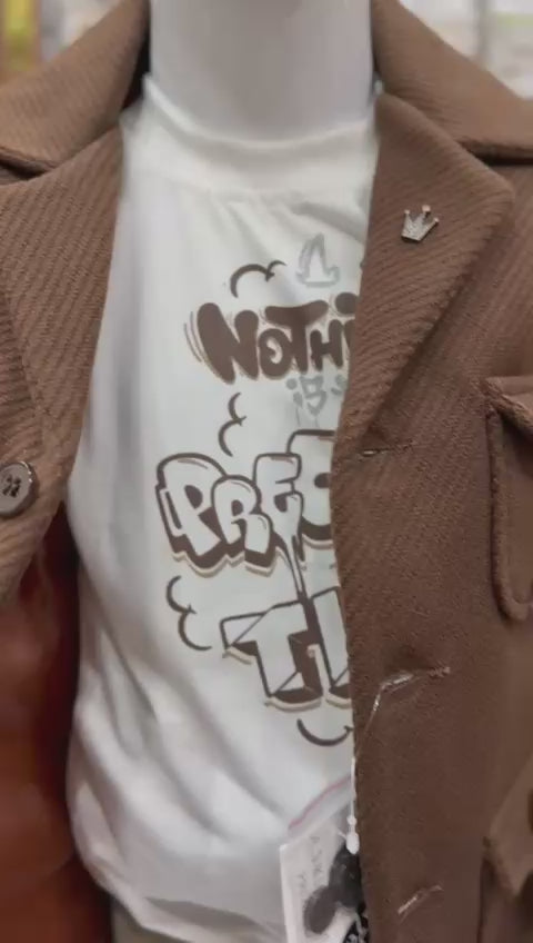 Load video: Cute &amp; Stylish Baby Boy Outfit [3 pcs]