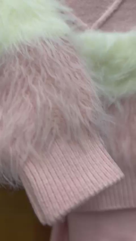 Load video: Elegant Kids Winter Knit Set