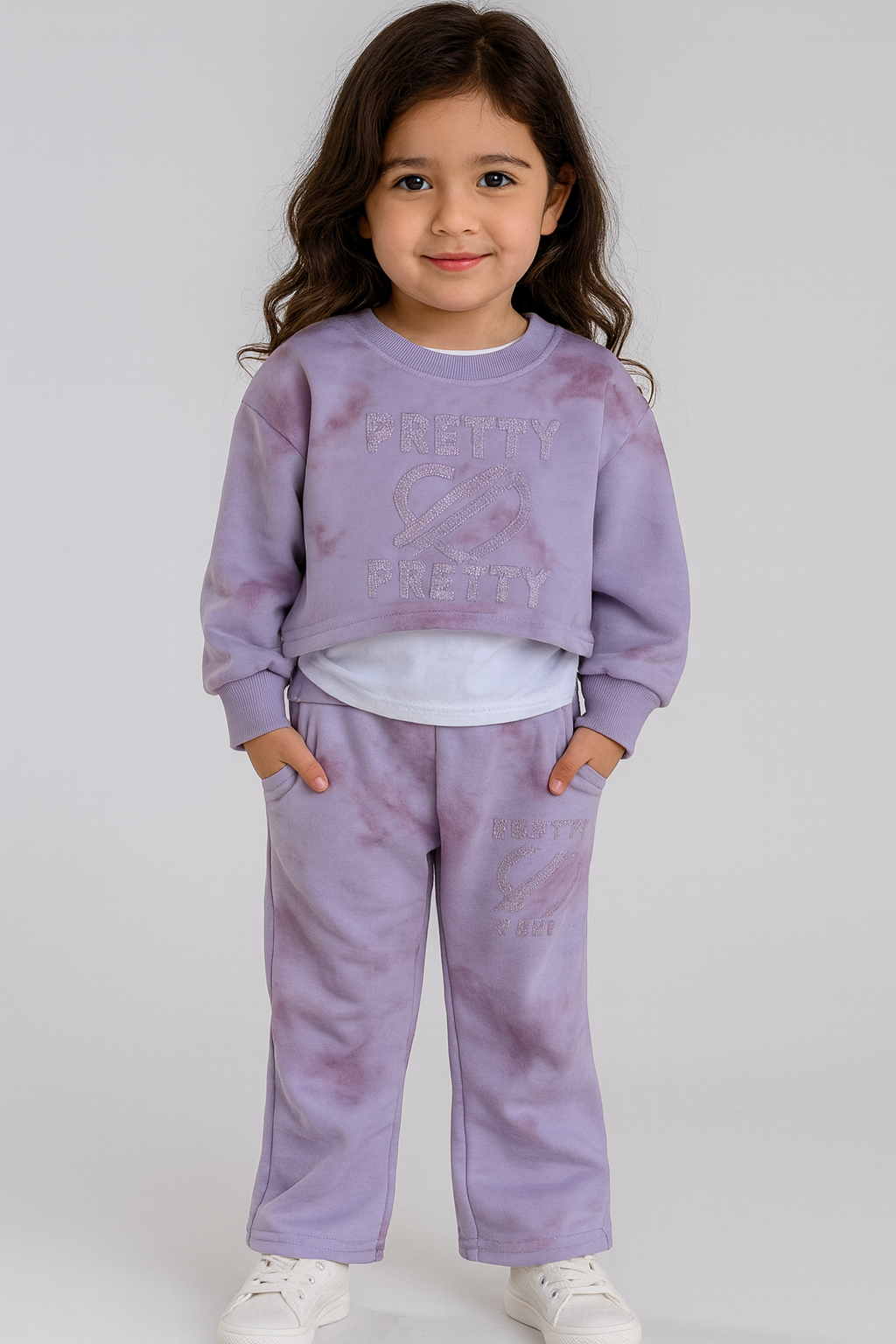 🌸 3-Piece Pretty Girls’ Loungewear Set
