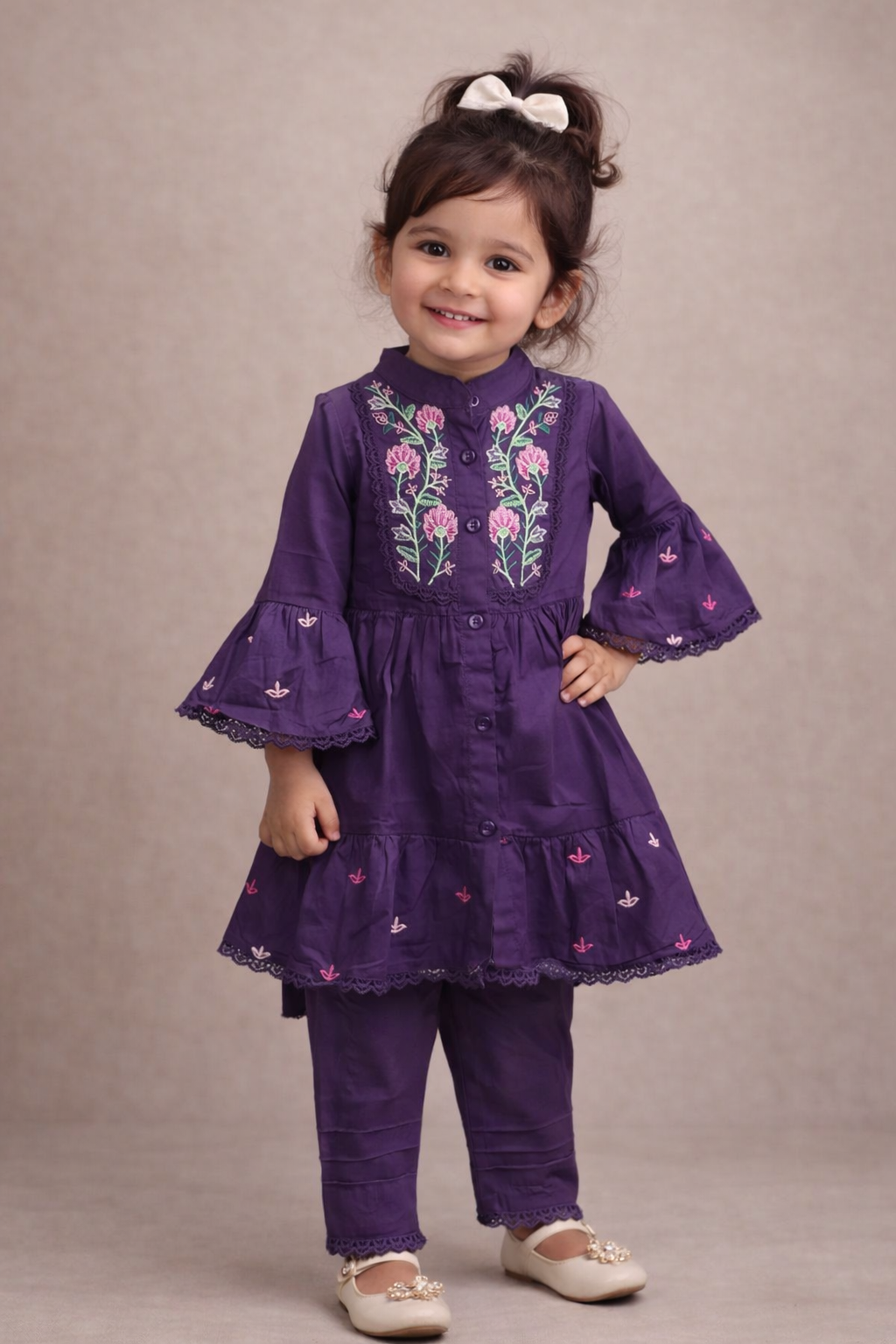 Adorable Embroidered Outfit for Girls