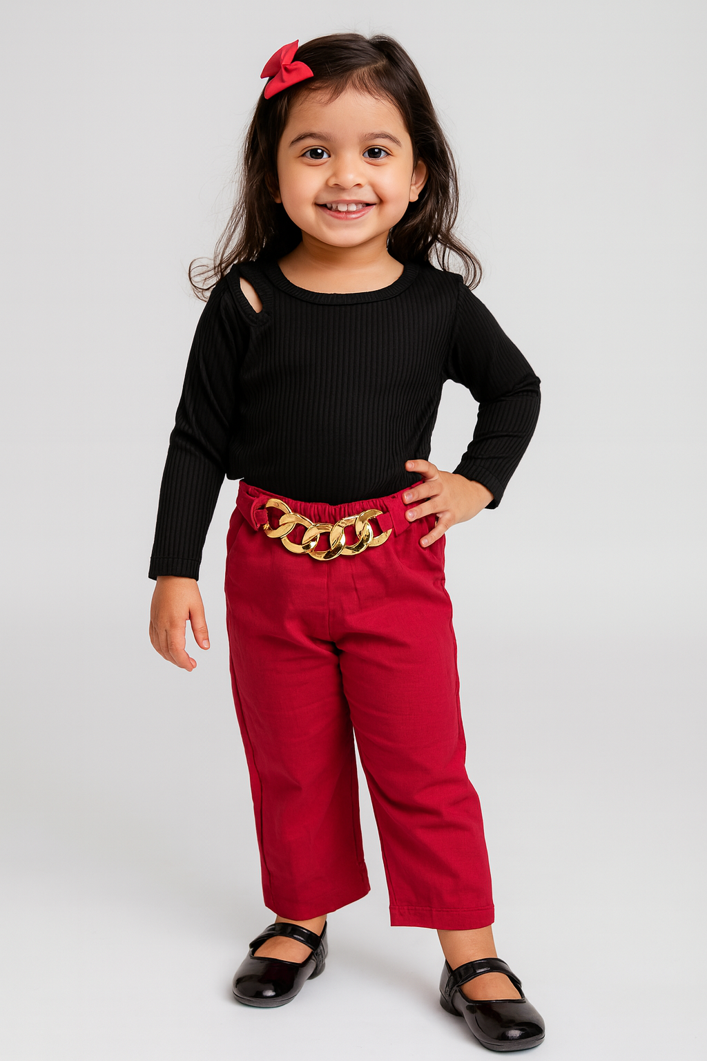 🖤 Stylish Girls’ 2-Piece Outfit