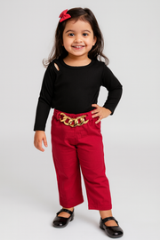 🖤 Stylish Girls’ 2-Piece Outfit