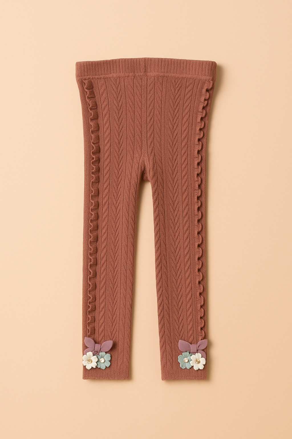 🌸 Mini Me Kidz – Premium Knitted Stockings for Girls