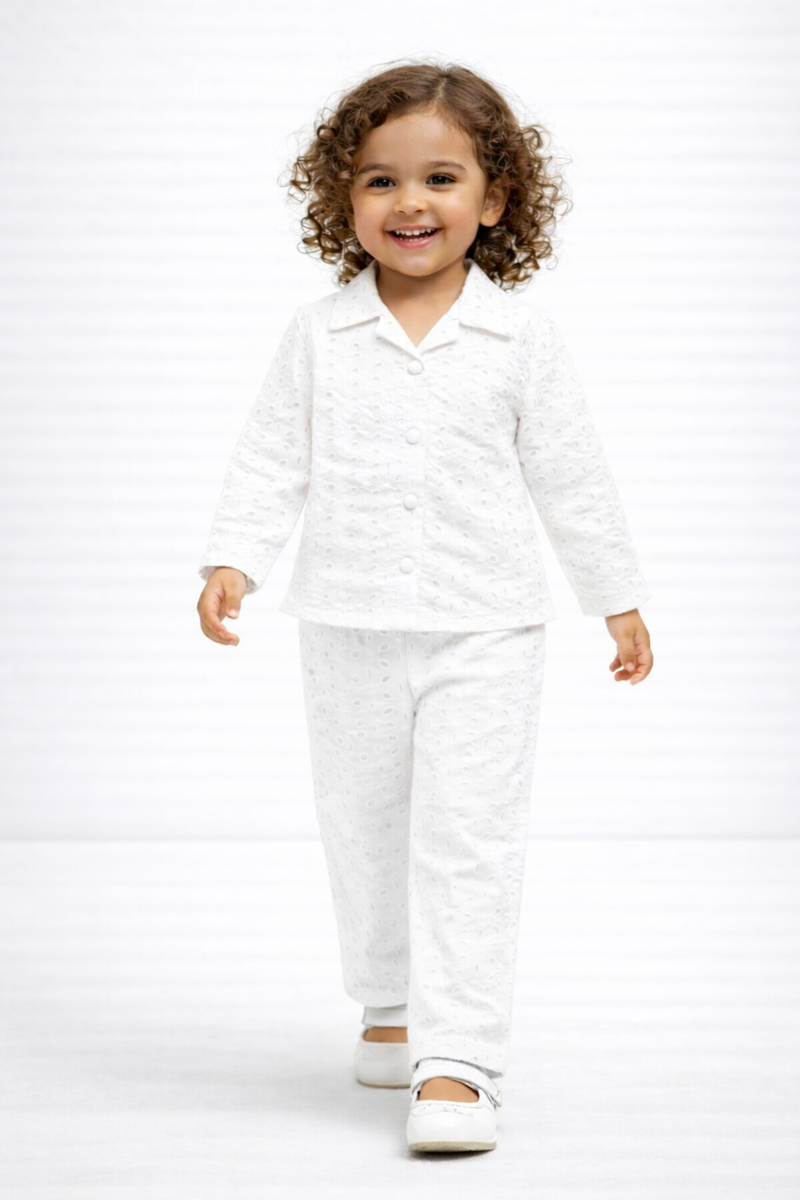 Mini Me Kidz Premium Eyelet Co-Ord Set-zoom-